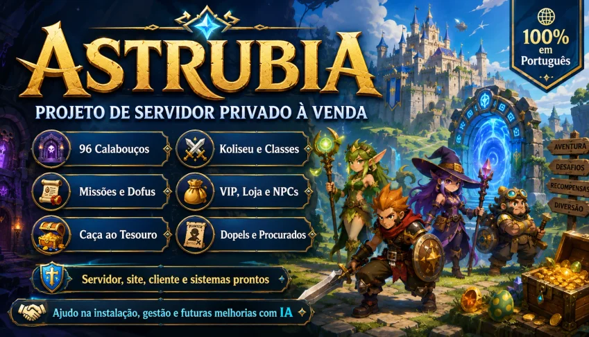 [Emulador] Servidor Dofus 2.51 Completo + Site + Cliente