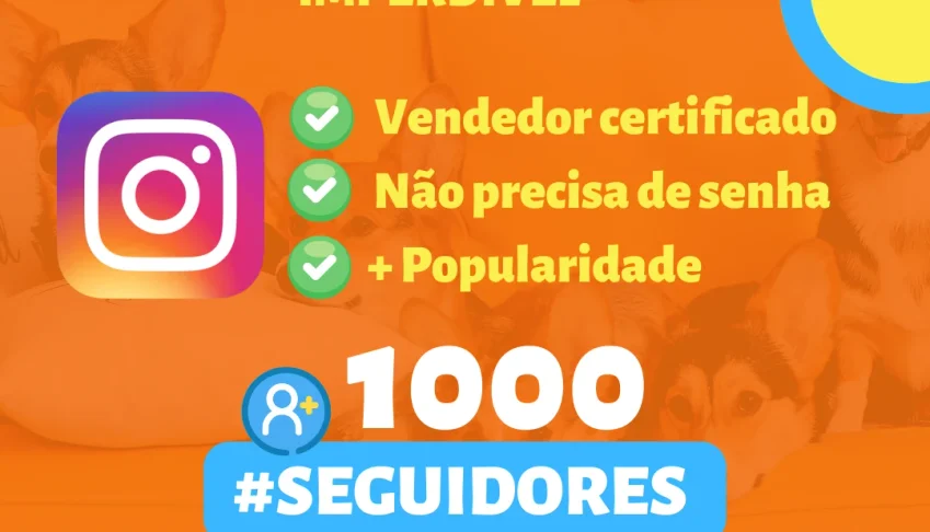 Pack 1K De Seguidores No Instagram Promoção !!