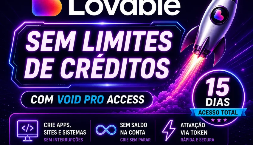 Lovable - Use sem Limite de Créditos | 15 Dias