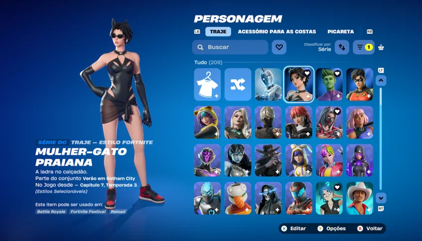 Conta Fortnite Com 209 Skins, Passe Comprado E Completo