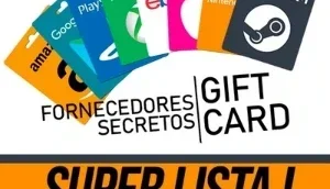 Lista Secreta dos Melhores Fornecedores de Gift Cards