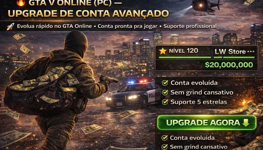 🚀 Evolua rápido no GTA V Online • UPGRADE