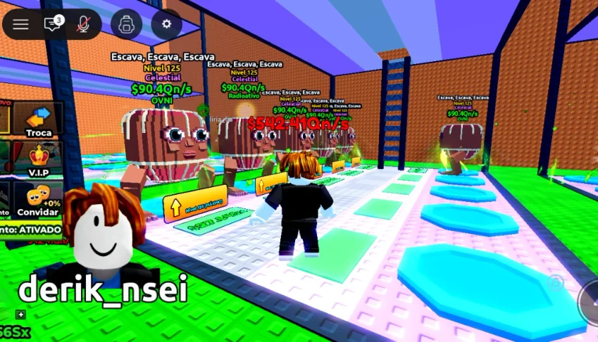 Conta de fuga do tsunami no Roblox com a base recheada
