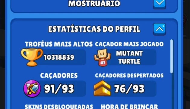 Conta TOP Hunt Royale
