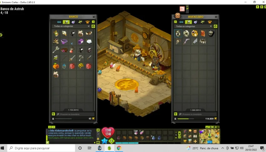 VENDO CONTA DOFUS ECAFLIP LV 180 SERVIDOR CROCABULIA