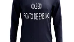 Camiseta manga longa Ponto de Ensino