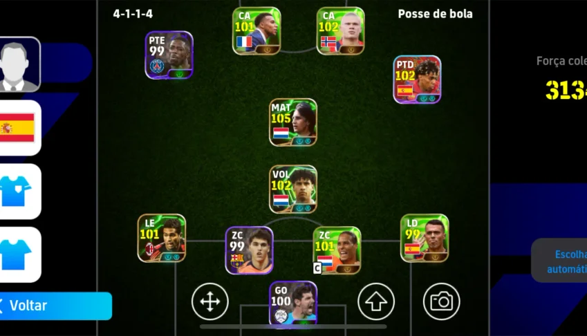 Conta efootball muito gemada