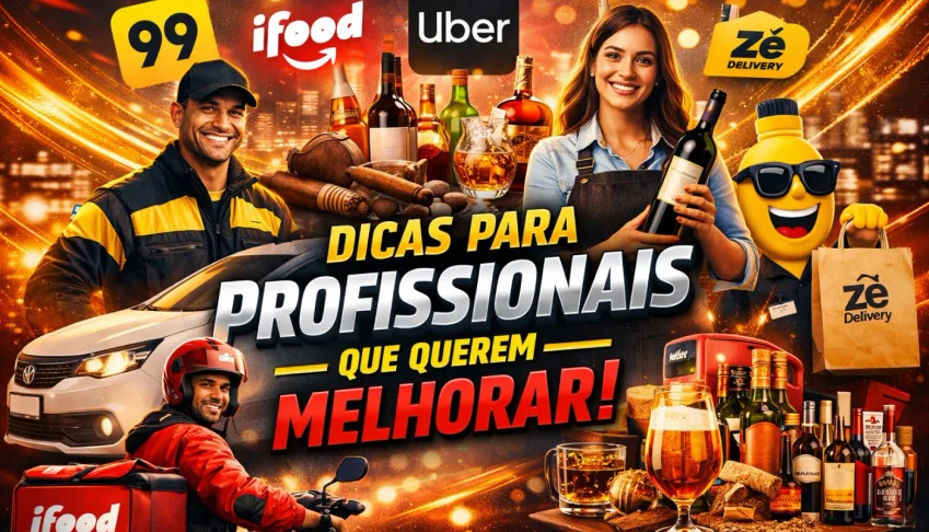 Dica para Profissionais de Uber, iFood, Zé Delivery e mais 2