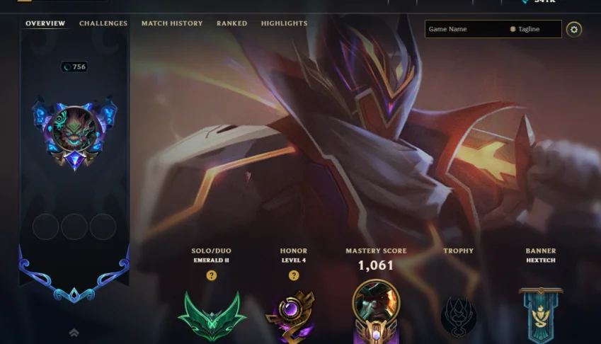 Conta League Of Legends