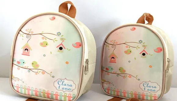 Mochilinha Personalizada — Lembrancinha Infantil