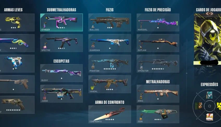 Conta Valorant Com Skins e Rank Ouro.