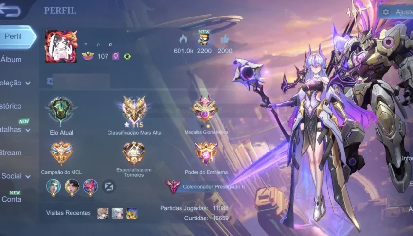 Conta mobile Legends