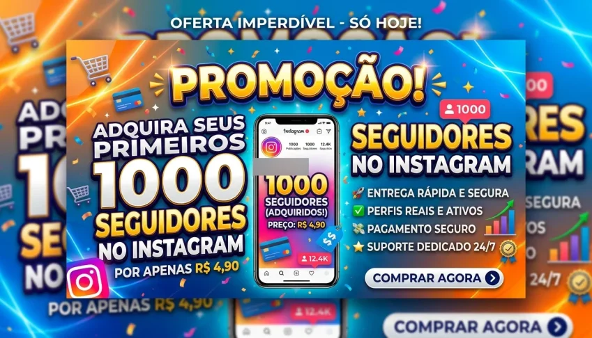 Seguidores Instagram (Promoção)