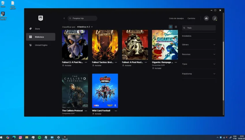 vendo minha conta epic games (leia a descrição)