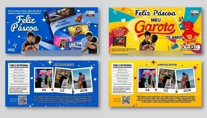 Caixa Bombom E Bis Editável Digital No Canva