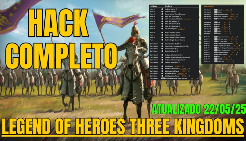 Legend of Heroes Three Kingdoms Hack completo 2025