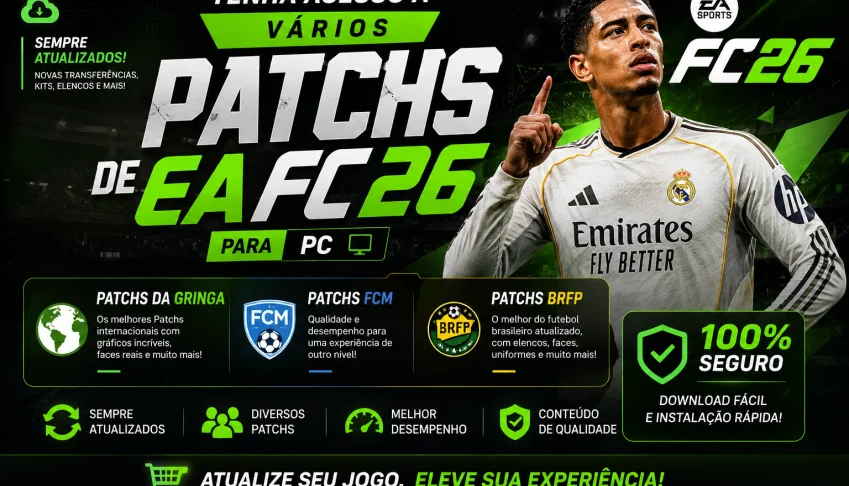 Tenha Acesso Aos Melhores Patchs De Ea Fc 26 Para Pc! 🔥