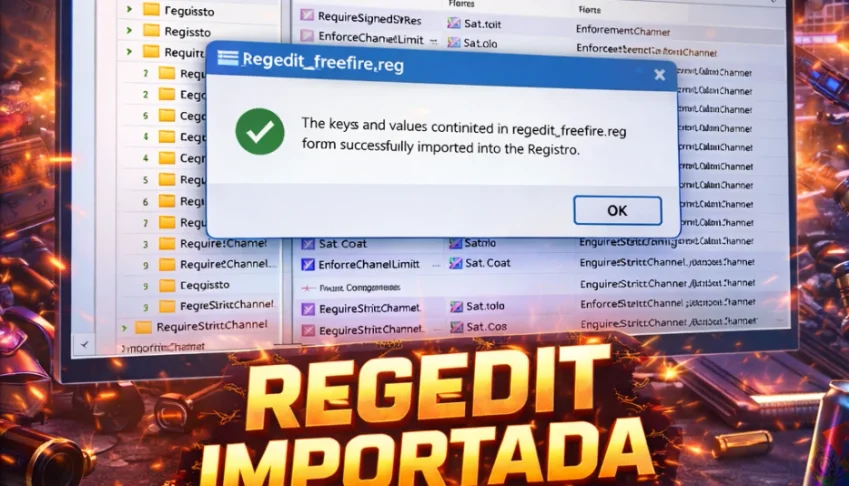 Regedit Importada Free Fire