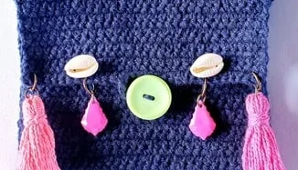 Bolsa Hippie / Porta Celular em Crochê