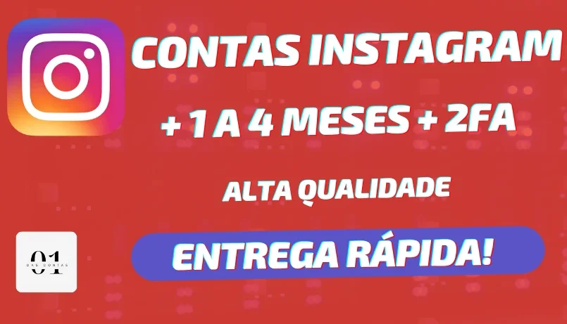 CONTAS INSTAGRAM 1 A 4 MESES [ALTA QUALIDADE] + 2FA