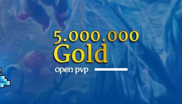 5.000.000 Gold - TIBIA - Open PvP