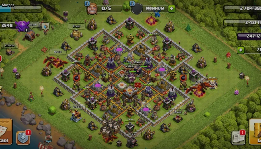 Conta Clash Of Clans CV11