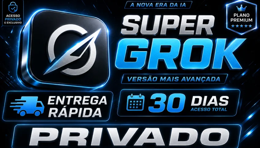 Super Grok Privado 30 Dias + 2 Brindes + Grok Code 4.5 [Mais