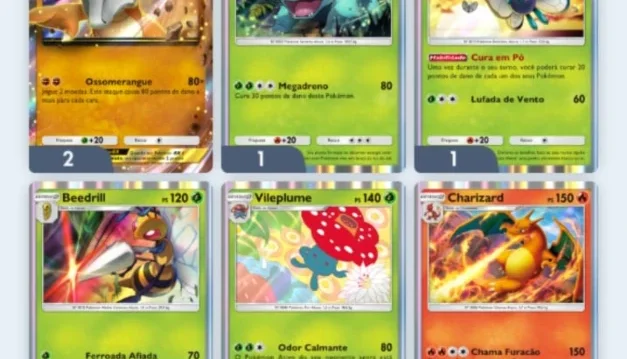 DECK CHARIZARD EX (COROA) + MOLTRES EX