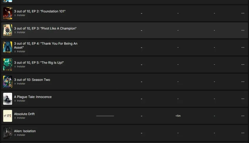 Conta Epic 102 Jogos Gtav, Rocket League, Rage 2, Star Wars