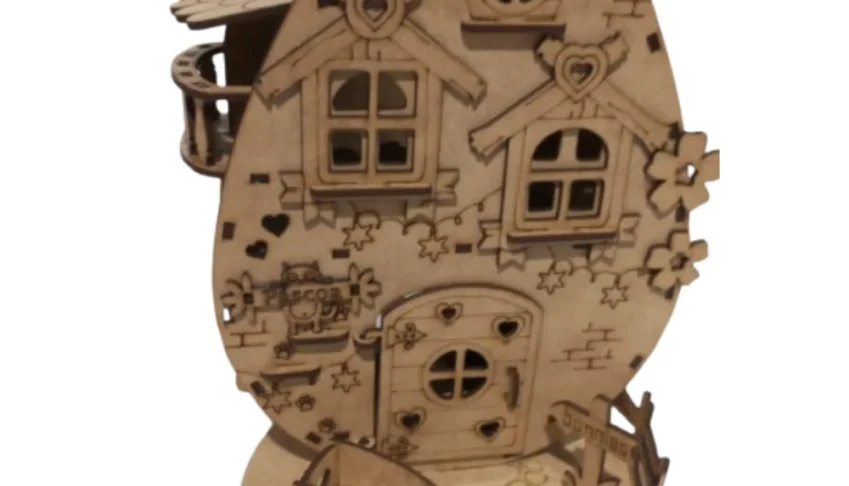 Casinha Modelo Ovo MDF, Cesta de páscoa Para Ovos De...
