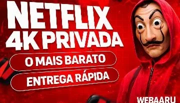 Netflix 4K - Tela Privada Exclusiva Por 30 Dias + Brinde!