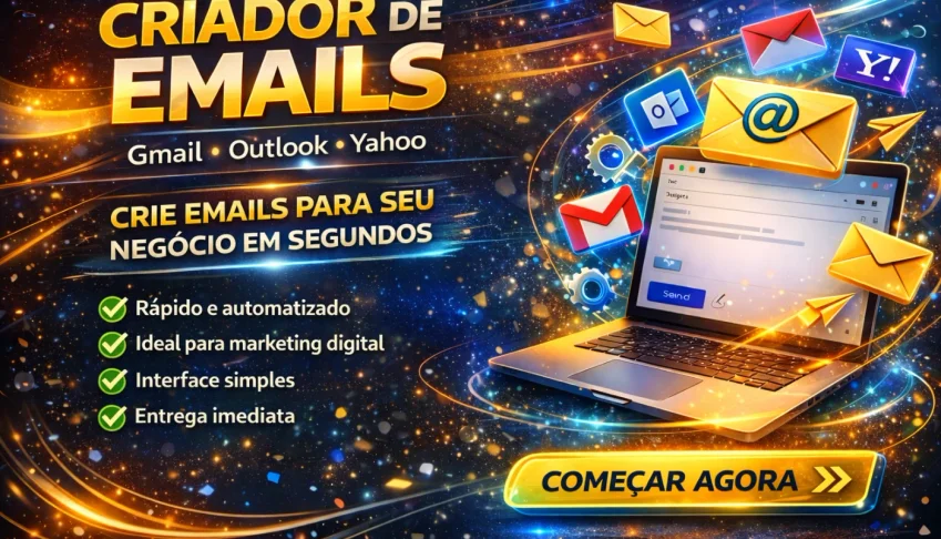 Gerador De Gmail, Hotmail, Yahoo Etc! - Entrega Automática
