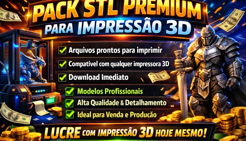 +100 Mil Arquivos Stl Para Impressão 3D