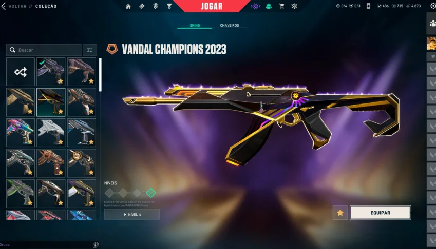 Conta Valorant com MUITAS skins e Elo Dima 2