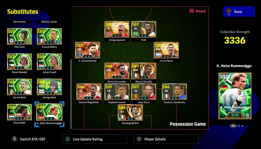 Conta eFootball Xbox / PC Microsoft - Força Coletiva 3336