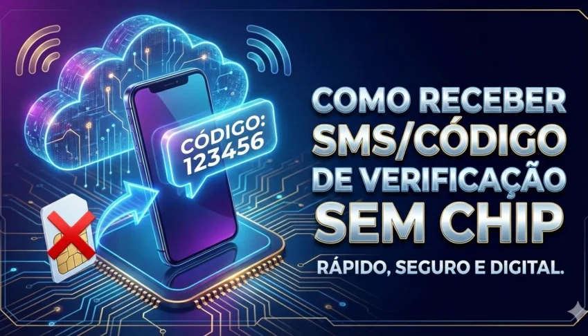 Receber código SMS sem chip