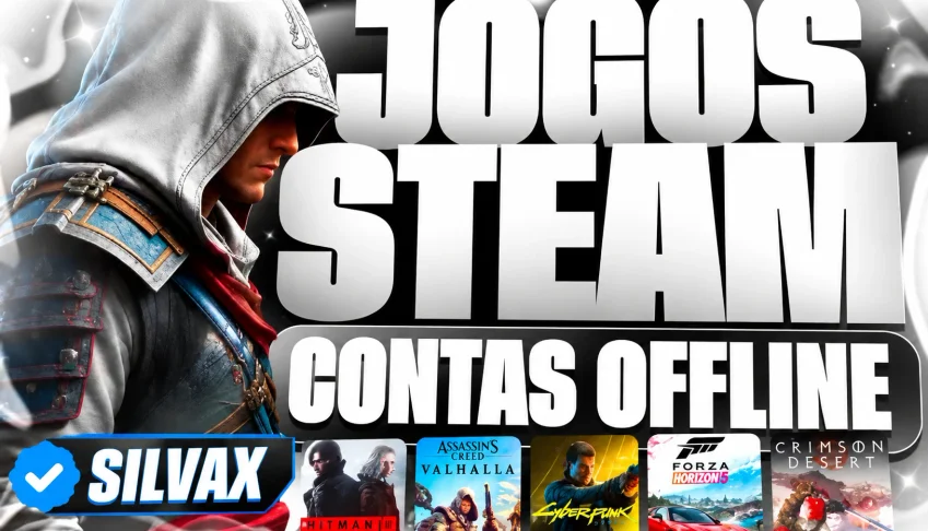 JOGOS PARA PC - CONTA STEAM OFFLINE / ESCOLHA SEU JOGO