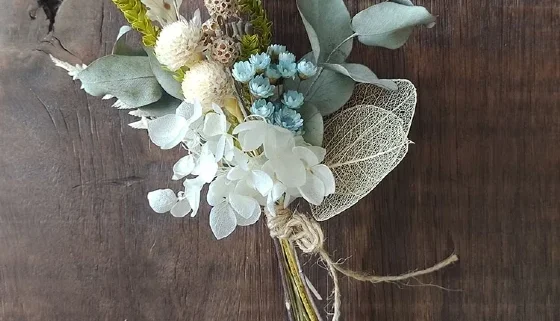 Mini Buque Desidratado para convites - Azul Claro