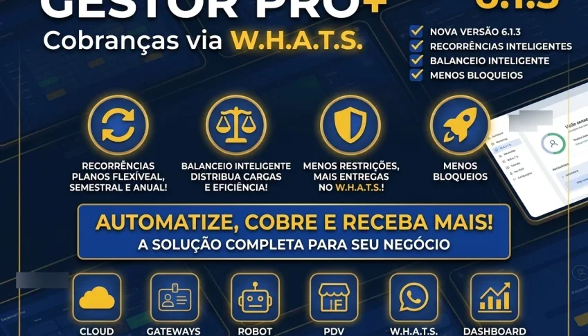 Gestor PRO+ | Sistema de Cobrança