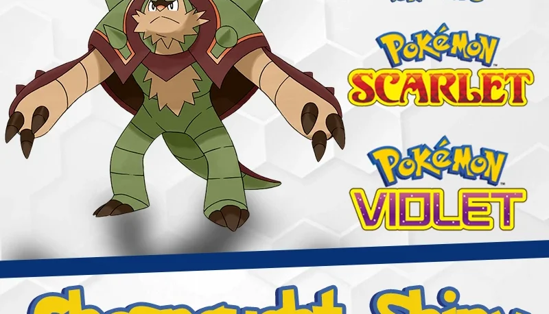 Chesnaught ou Chespin Shiny 6IVs - Pokémon Scarlet Violet