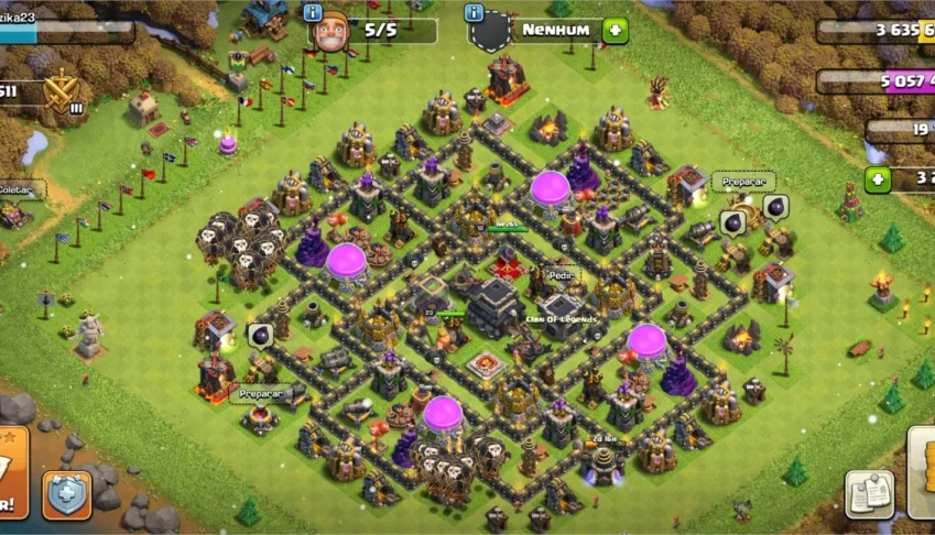 Clash of clans CV9 full