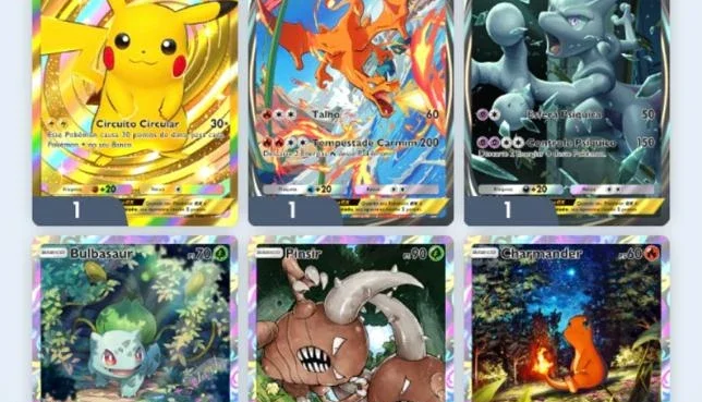 Pokémon Tcg Pocket; Pikachu Ex; Charizard Ex - 3 Mewtwo Ex;