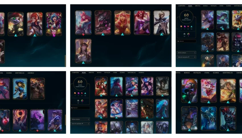 Conta LoL + Valorant - Muitas skins