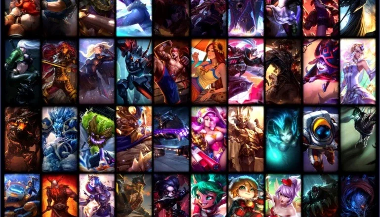 Conta lol 101 skins, diamante 4 na season 8. Atual: plat 4