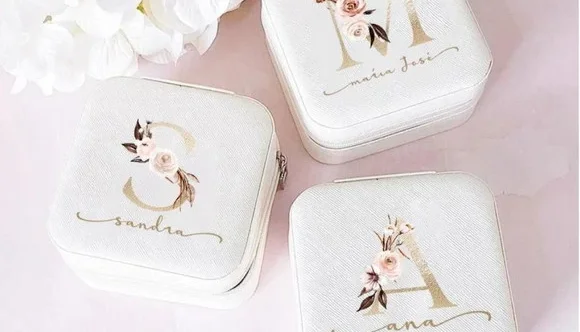 Mini Porta-Joias Personalizado para Madrinhas