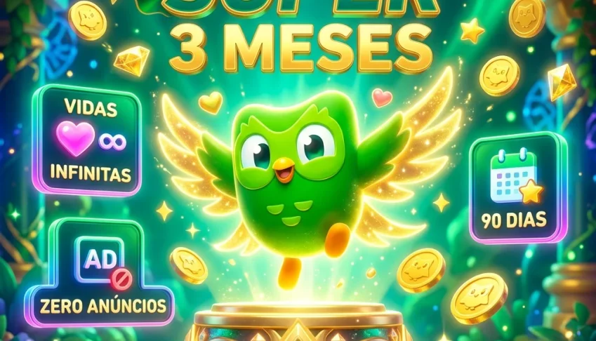 🦉 Super Duolingo 30 Dias - Aprenda Idiomas Sem Limites
