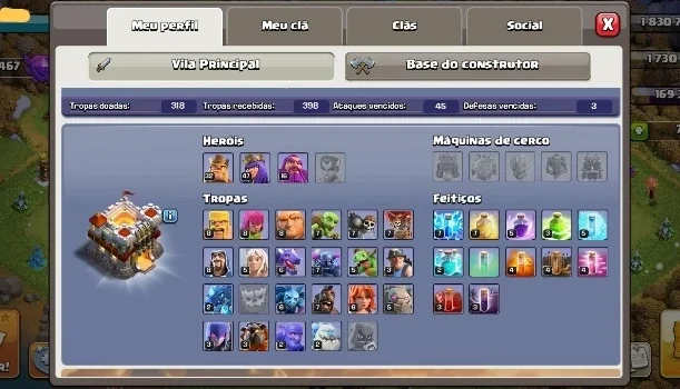 CV 11 CoC