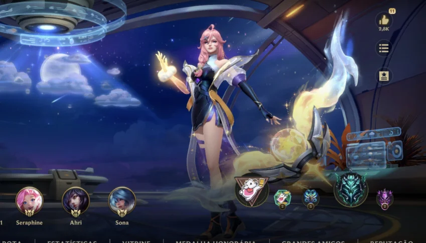 Conta do Wild Rift level 167