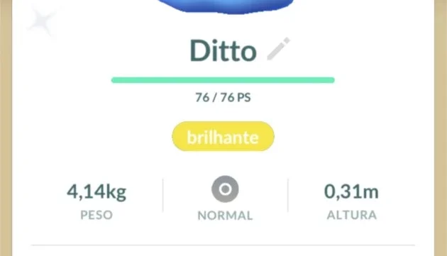 Pokémon Go Ditto shiny