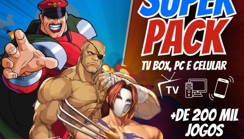 Pacote Completo Com Todos os Emuladores + Coleção De Jogos